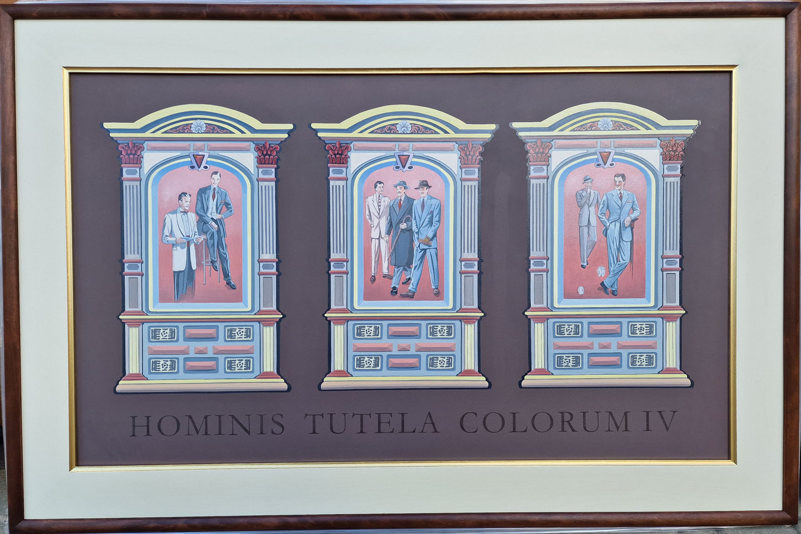 Obraz płaski HOMINIS TUTELA COLORUM IV