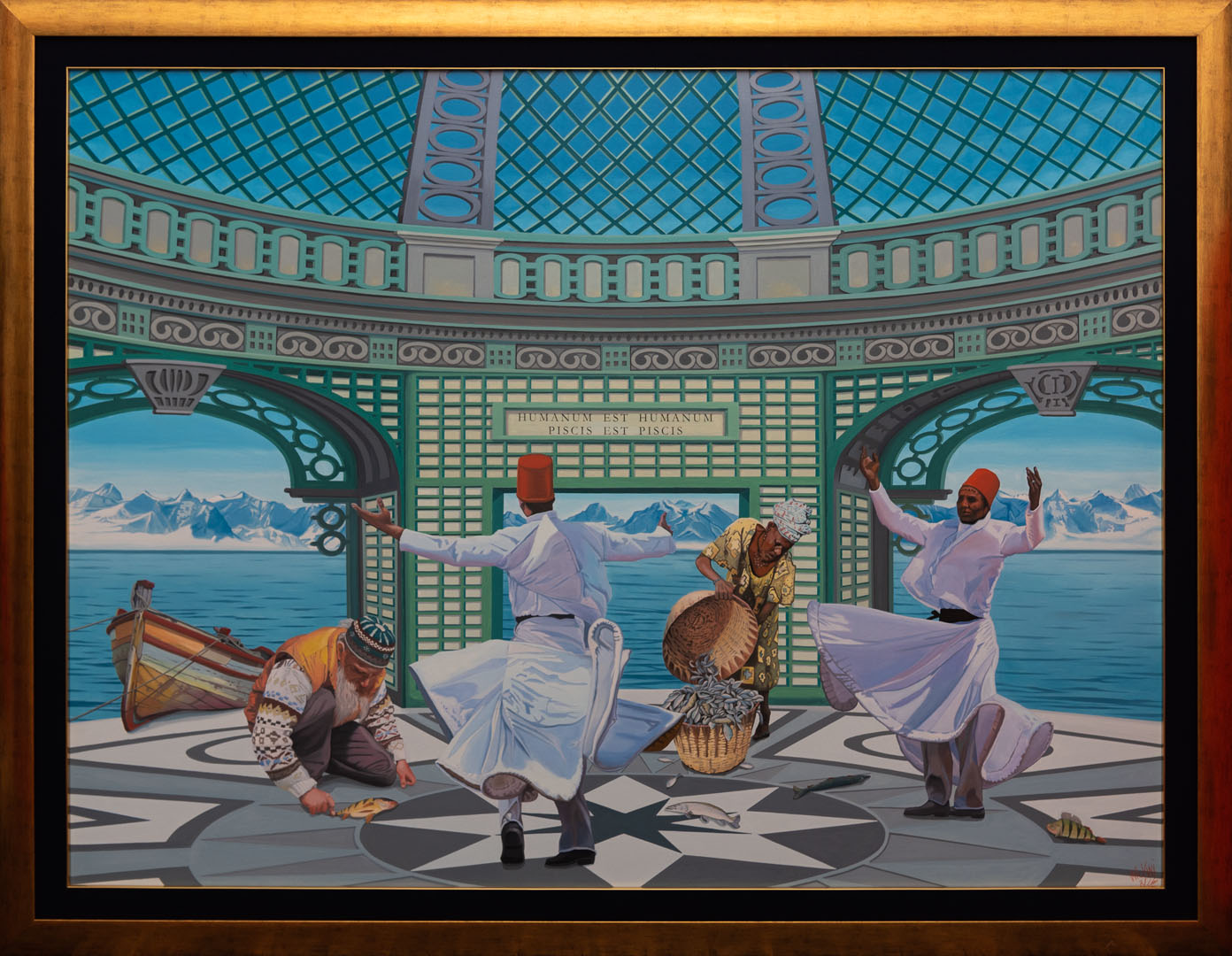 Obraz płaski HUMANUM EST HUMANUM, PIPISCIS EST PISCIS