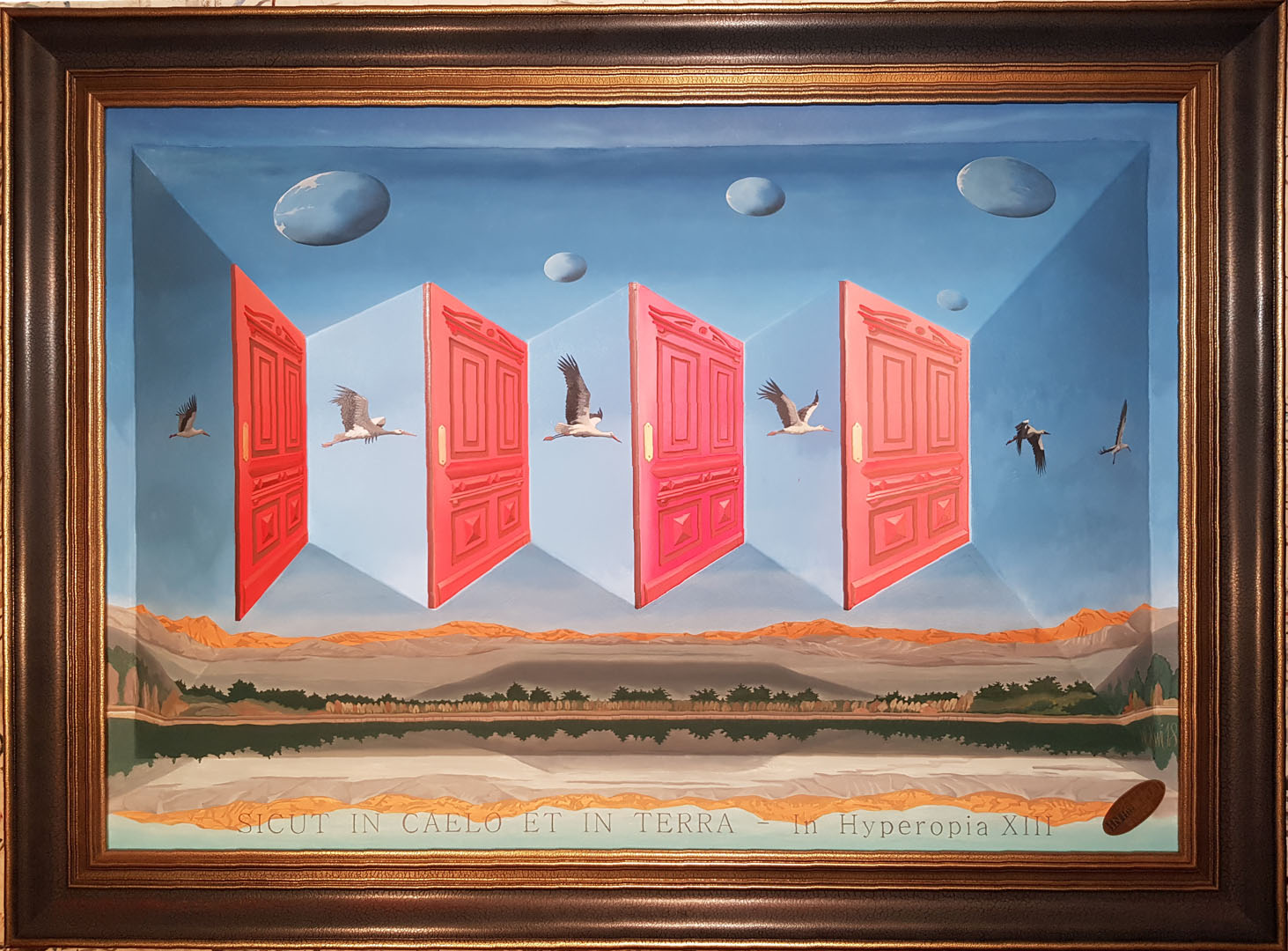Obraz wypukły SICUT IN CALEO ET IN TERRA - In Hyperopia XIII